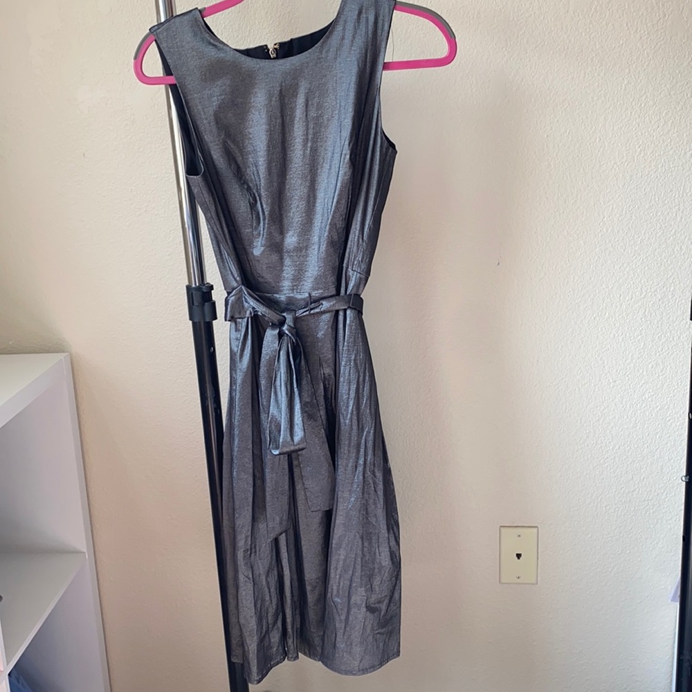 Tommy Hilfiger Grey/Silver Sleeveless Dress Size 6
